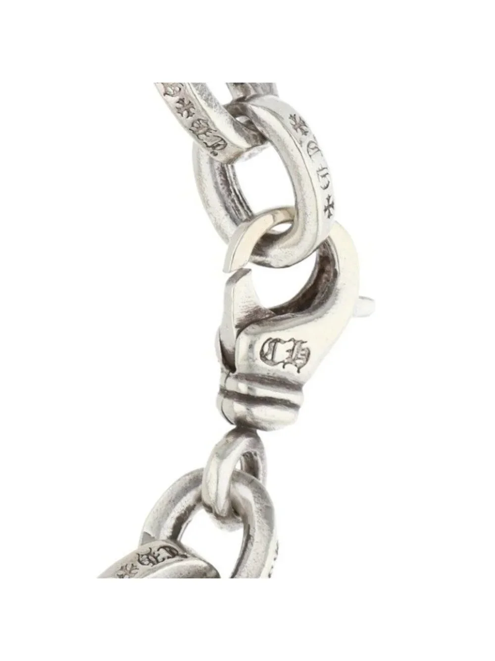 Chrome Hearts Large Paper Chn Large Chain Silver Bracelet